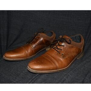Bull Boxer Men's 10 Davide Oxford Dress Shoes Leather Lace Up Casual